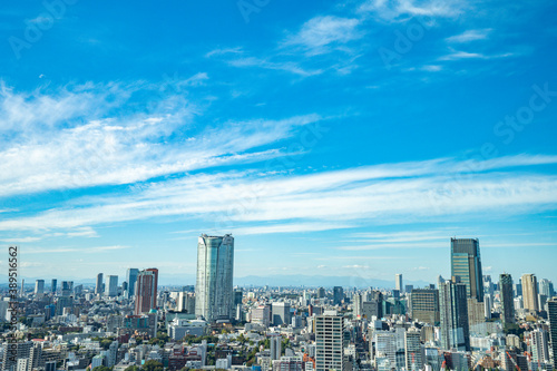 【東京タワーより】東京都内、都市景観/六本木、赤坂方面 © BSDC