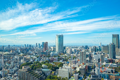 【東京タワーより】東京都内、都市景観/六本木方面 photo