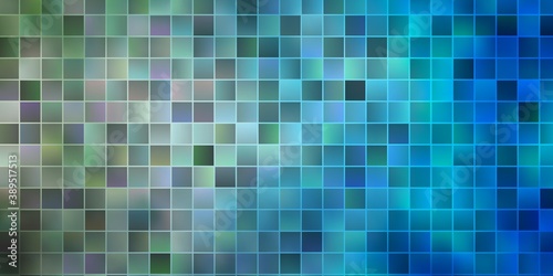 Light Blue, Yellow vector backdrop with rectangles.