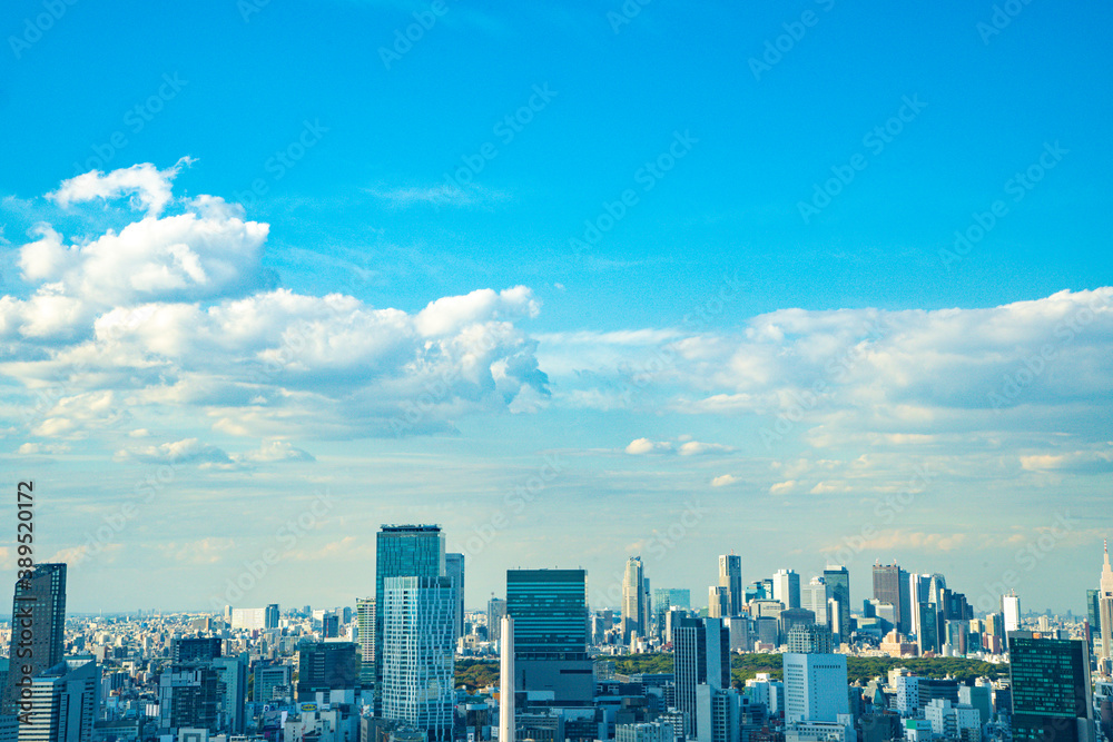 【恵比寿ガーデンプレイスより】都内景観・眺望・渋谷・新宿副都心方面