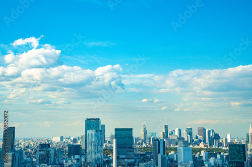 【恵比寿ガーデンプレイスより】都内景観・眺望・渋谷・新宿副都心方面