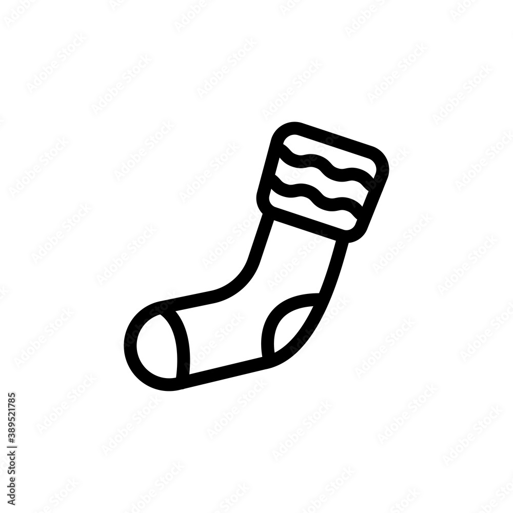 sock icon vector symbol template sock icon vector symbol template