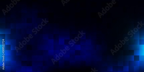 Dark blue vector background with random forms.