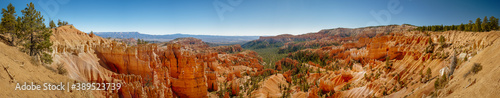Bryce Canyon National Park, Utah. Panoramic view from Sunset view point