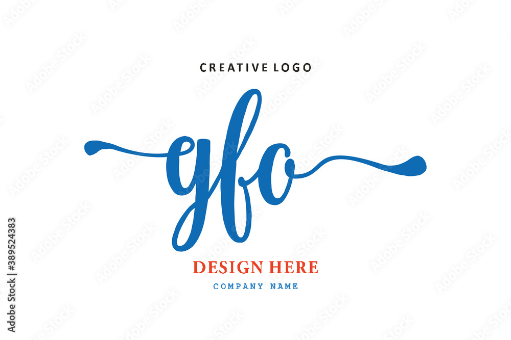 GFO lettering logo is simple, easy to understand and authoritative GFO lettering logo is simple, easy to understand and authoritative
