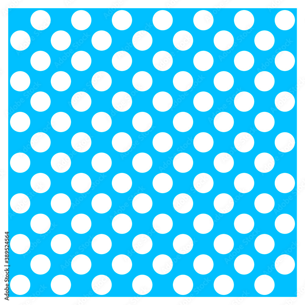 Seamless pattern of  polka dots