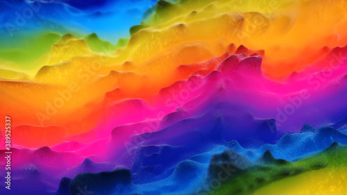 Colorful topographic surfac...