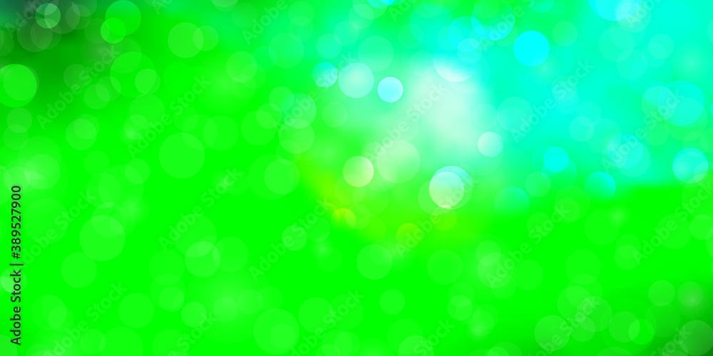 Light Blue, Green vector layout with circles. Light Blue, Green vector layout with circles.