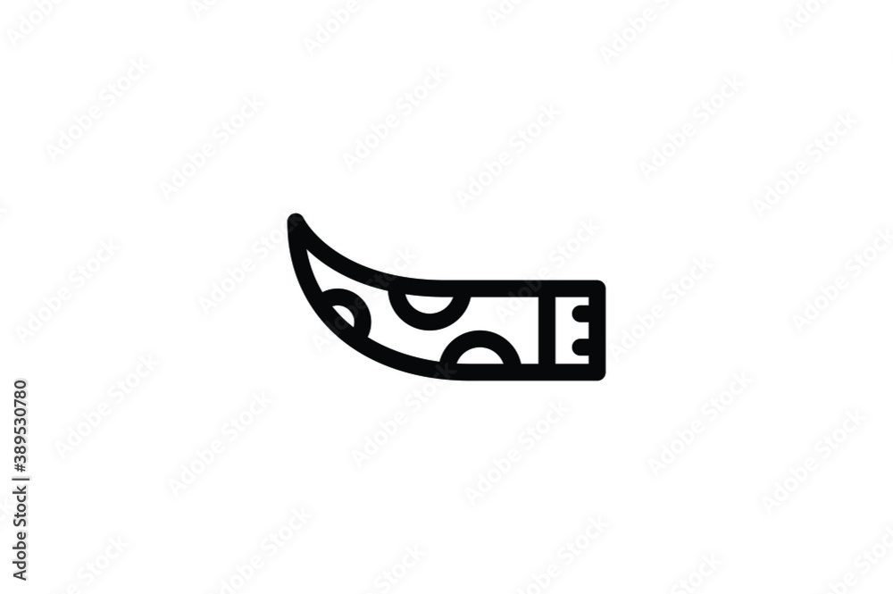 History Outline Icon - Bone Trumpet History Outline Icon - Bone Trumpet