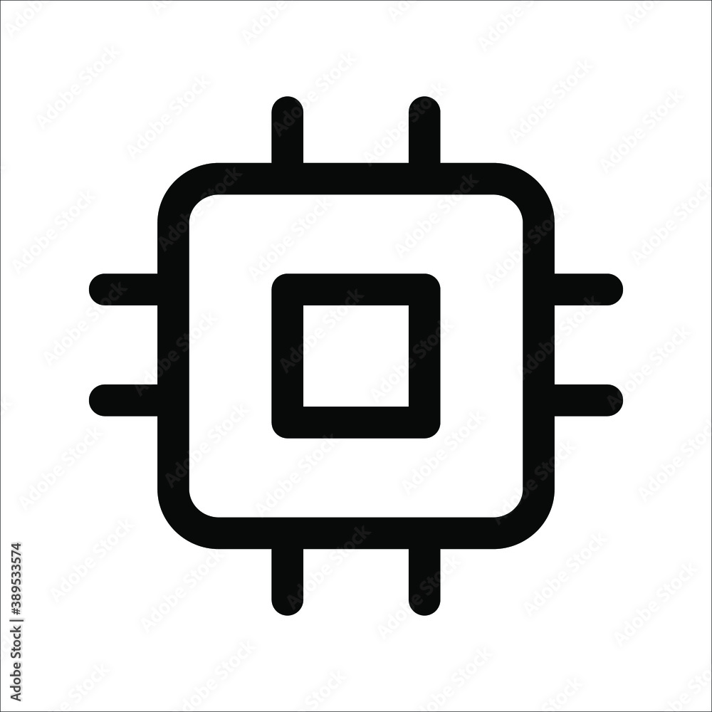 Electronics, cpu, processor, chip icon Electronics, cpu, processor, chip icon