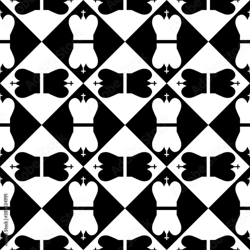 Seamless pattern with Chess...