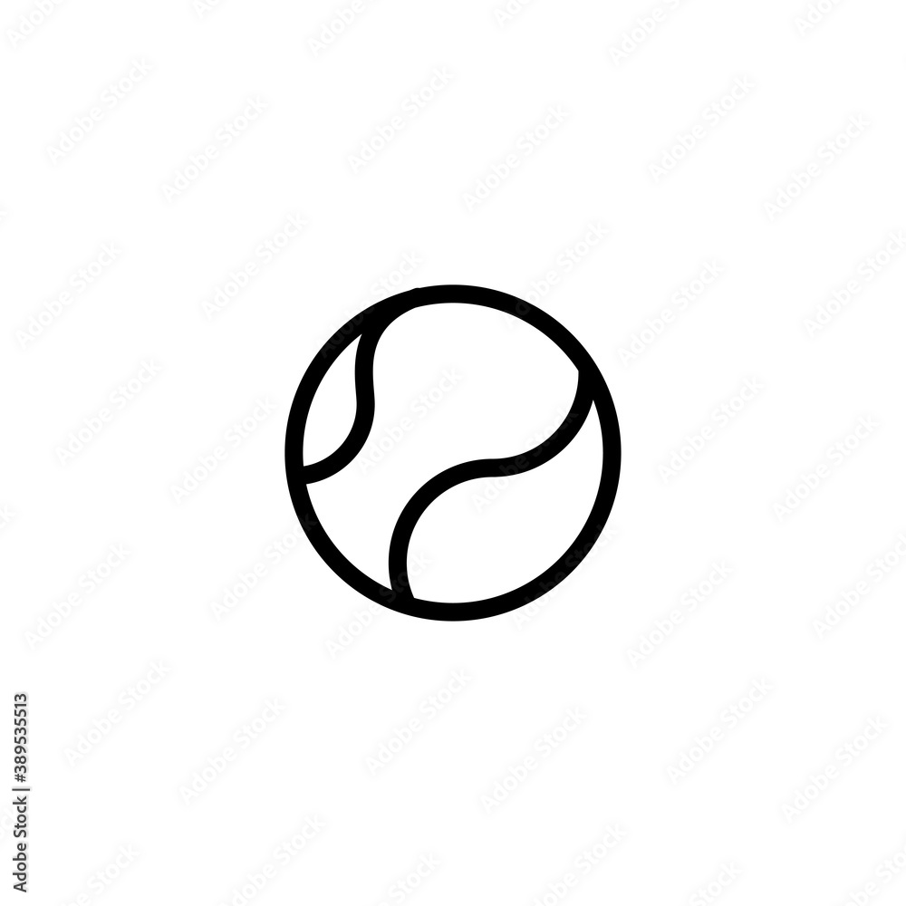 tennis ball icon vector symbol template tennis ball icon vector symbol template