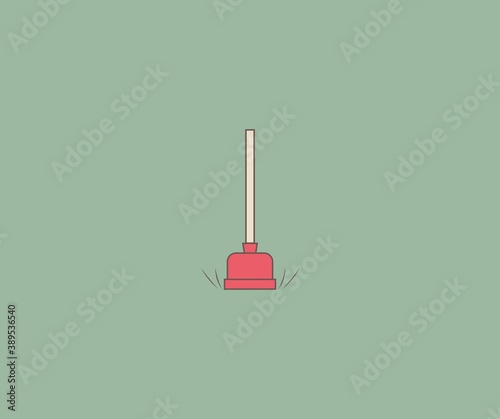 design about simple wc suction icon