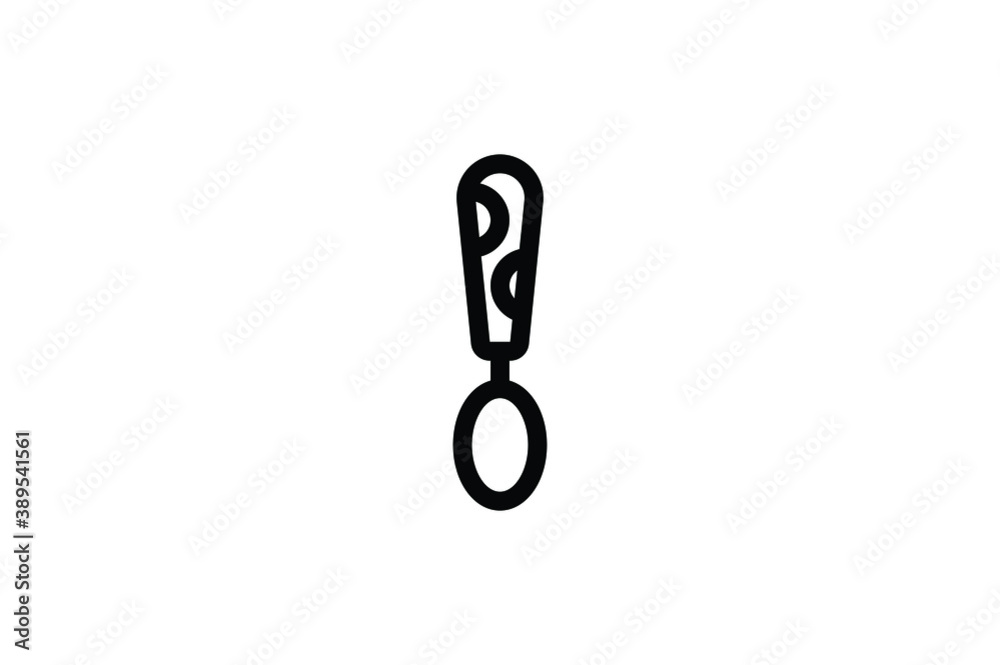 Baby Outline Icon - Spoon Baby Outline Icon - Spoon