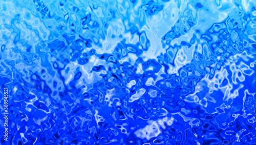 Illustration of bluish water reflection texture pattern
