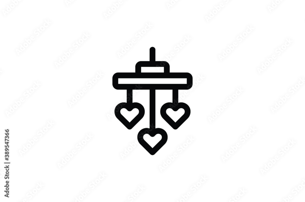 Baby Outline Icon - Spinning Toys Baby Outline Icon - Spinning Toys