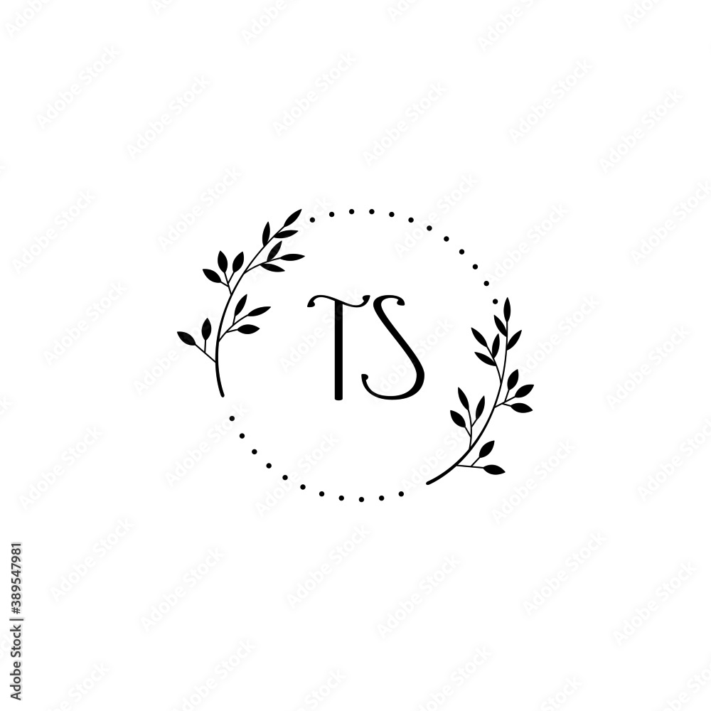 Initial TS Handwriting, Wedding Monogram Logo Design, Modern Minimalistic and Floral templates for Invitation cards Initial TS Handwriting, Wedding Monogram Logo Design, Modern Minimalistic and Floral templates for Invitation cards