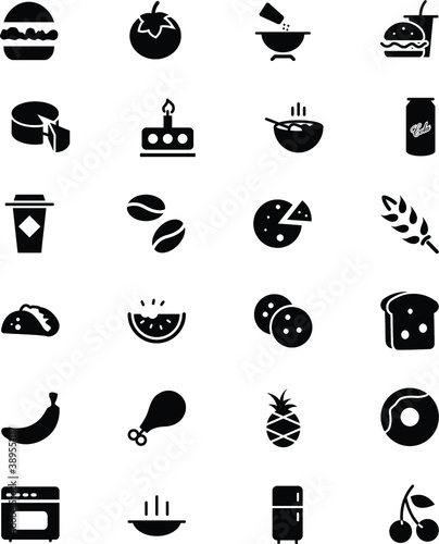 
Food Vector Icons 
