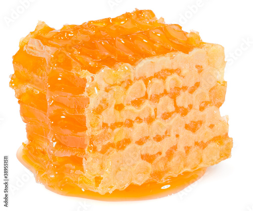 Honeycomb isolated on white background. full depth of field. clipping path