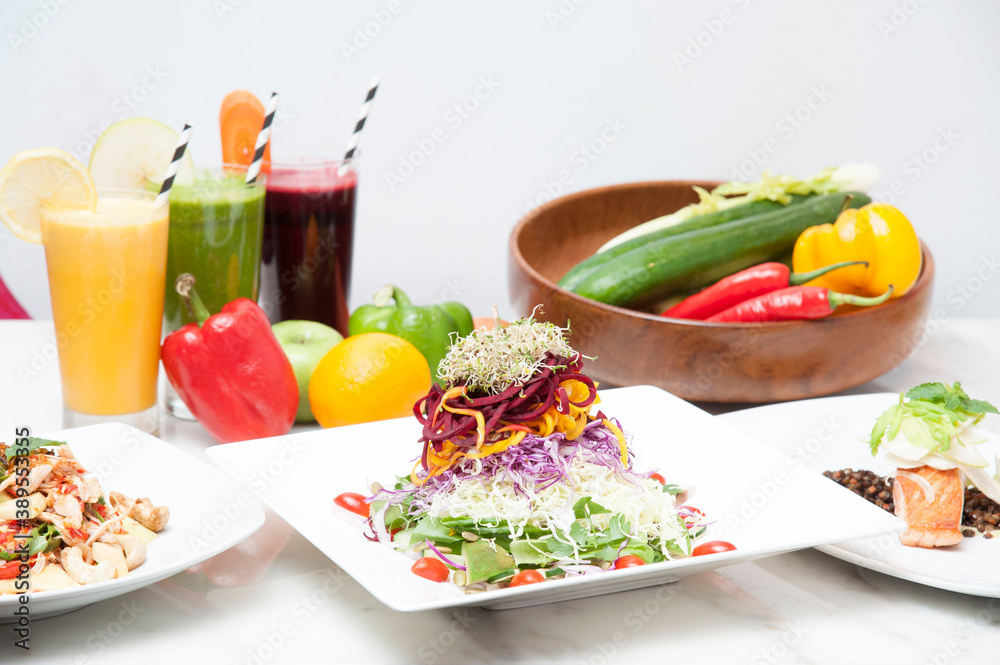 Smoothie and vegetable juice Smoothie and vegetable juice
