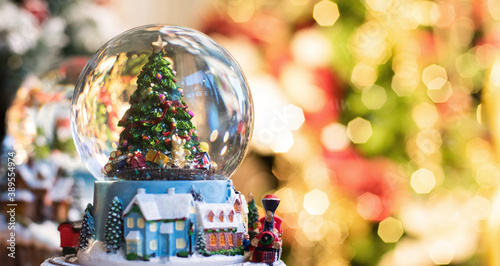 Photography Christmas decorations on the traditional Christmas market in Europe