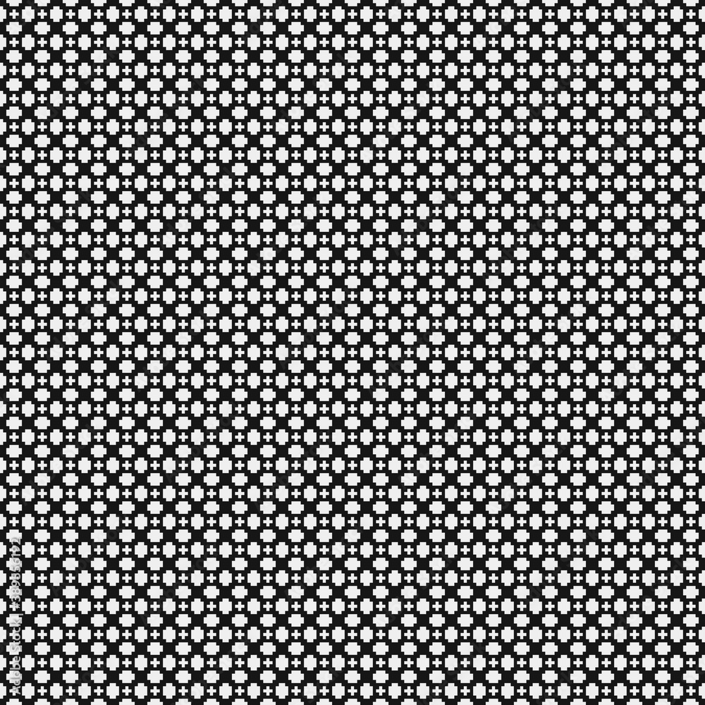 Abstract Cross Pattern Dots Logo generative computational art illustration