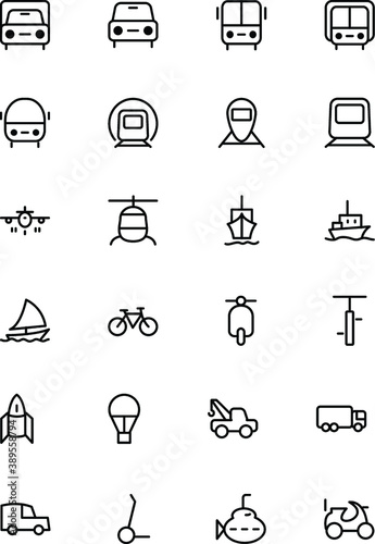 
Transport Vector Icons 
