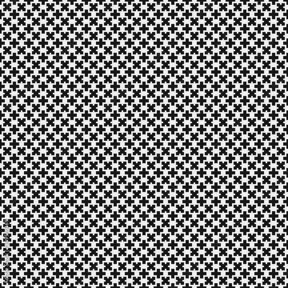 Abstract Cross Pattern Dots Logo generative computational art illustration