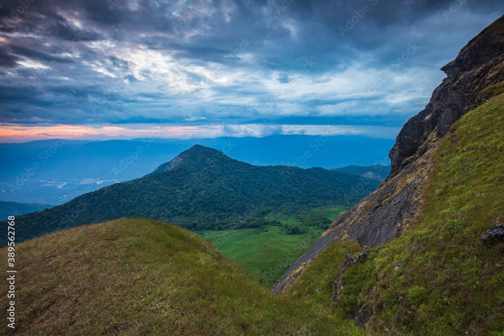 Landscape of meadow on high mountain in Doi Mon Chong, Chiangmai, Thailand. Landscape of meadow on high mountain in Doi Mon Chong, Chiangmai, Thailand.