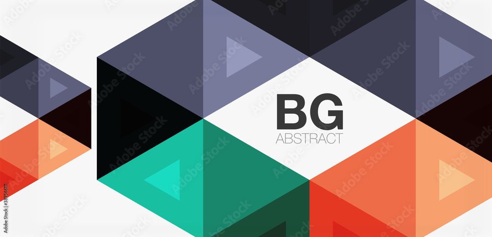 Mosaic triangle pattern abstract background for cover, banner, flyer and poster and other template Mosaic triangle pattern abstract background for cover, banner, flyer and poster and other template