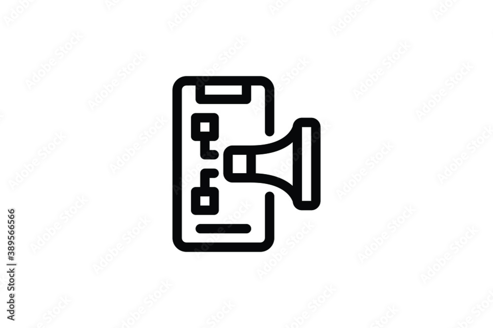 Project Management Icon - Mobile Marketing Project Management Icon - Mobile Marketing