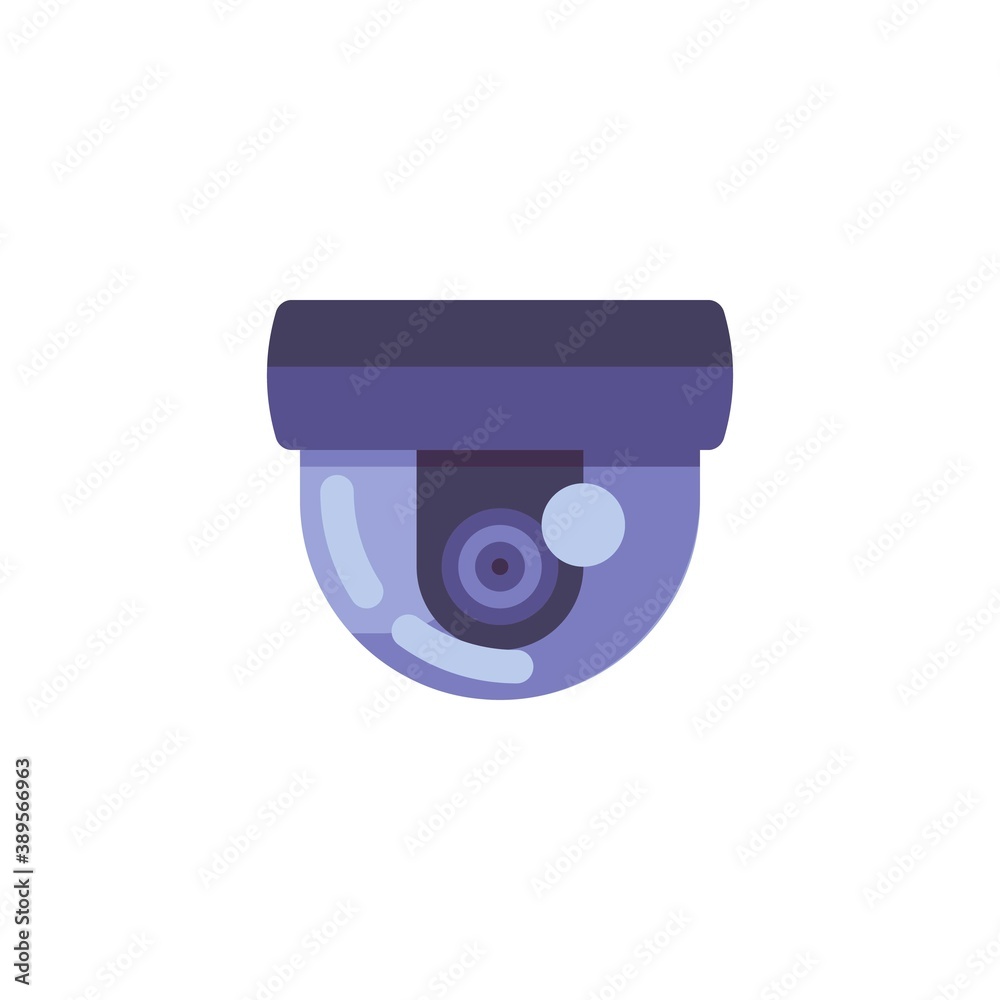 CCTV Camera flat icon, vector sign, Security camera colorful pictogram isolated on white. Symbol, logo illustration. Flat style design CCTV Camera flat icon, vector sign, Security camera colorful pictogram isolated on white. Symbol, logo illustration. Flat style design