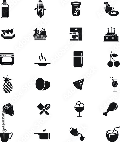 
Food Vector Icons 
