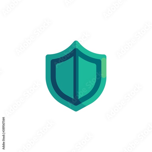 Security shield flat icon, vector sign, protection shield colorful pictogram isolated on white. Guard, defence symbol, logo illustration. Flat style design