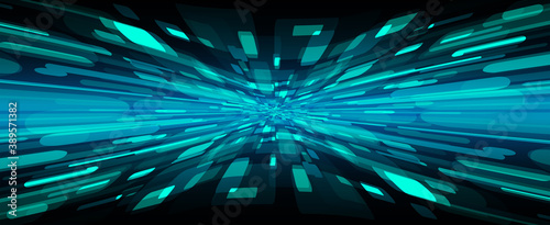 blue line move motion abstract background 