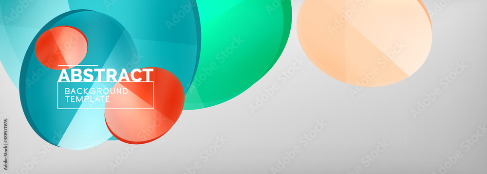 Abstract glossy round shapes vector background. Vector futuristic illustration for covers, banners, flyers and posters and other Abstract glossy round shapes vector background. Vector futuristic illustration for covers, banners, flyers and posters and other