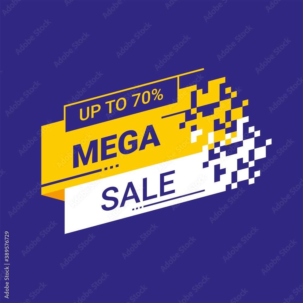 Fototapeta premium Shopping promotion. Big sale special offer. Super sale.