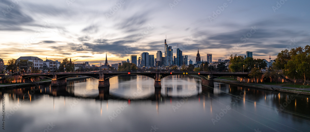 Skyline Sonnenuntergang