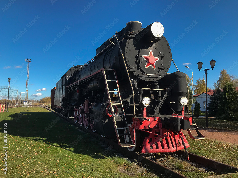 Obraz premium old locomotive