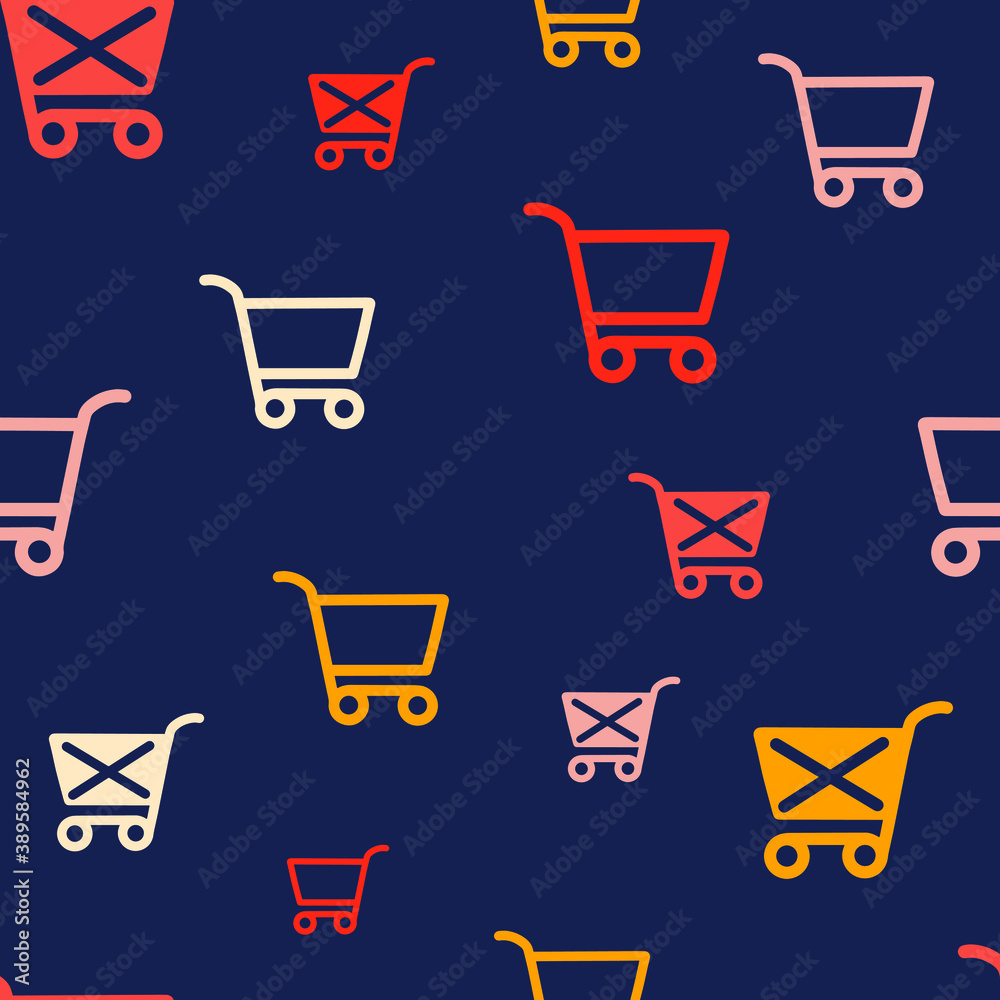 seamless pattern on the theme of Buy Nothing Day on November 27. Decorated with a shopping carts. seamless pattern on the theme of Buy Nothing Day on November 27. Decorated with a shopping carts.