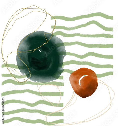 Abstraction. Painting. Abstract painting. brush strokes, water color stains, the texture of paint. Composition. Lines. Minimalistic style. Hand painting.