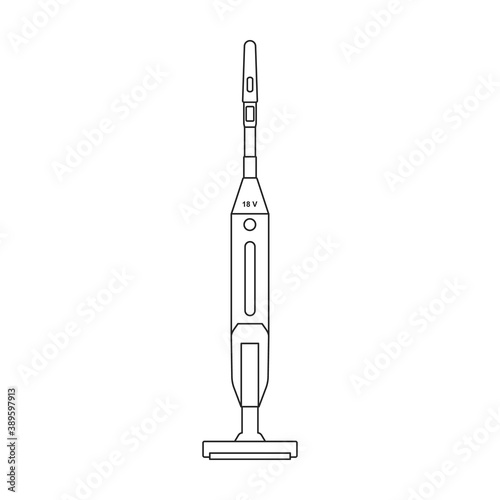 Cleaner vector icon.Realistic vector icon isolated on white background cleaner.