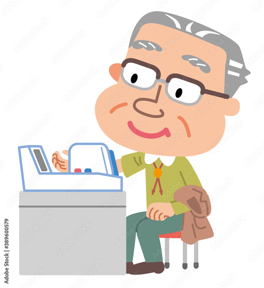 血圧測定　高齢者　男性