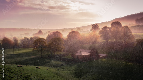 Rainy Morning in Nidderdale photo