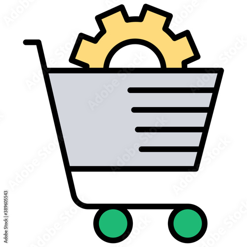 
Colored design of ecommerce solutions
