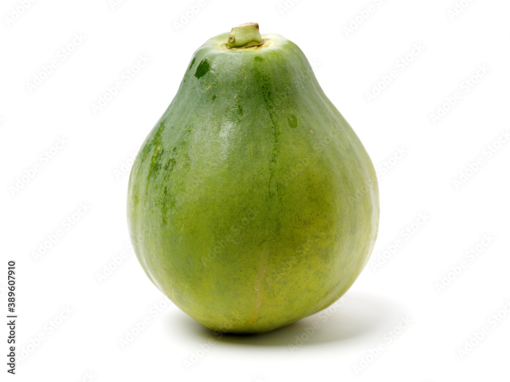 Papaya fruit isolated on a white background Papaya fruit isolated on a white background