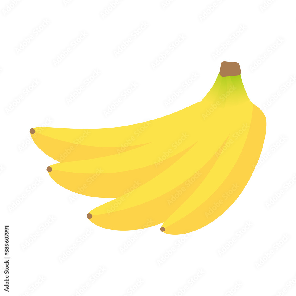 Delicious banana fruit icon Delicious banana fruit icon