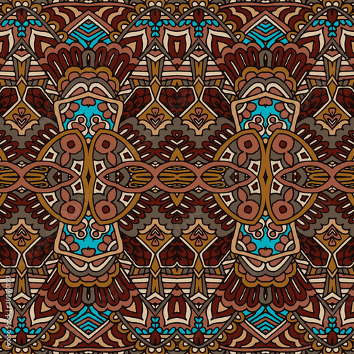 Tribal vintage abstract geometric ethnic seamless pattern ornamental.