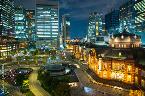 東京駅周辺の風景