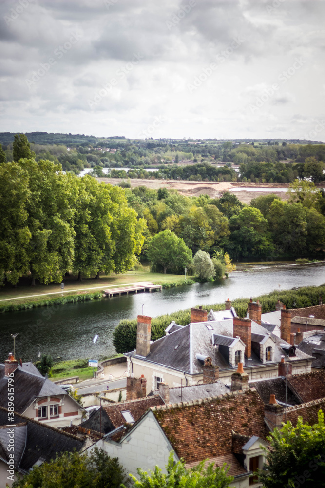 Fototapeta premium view of the river